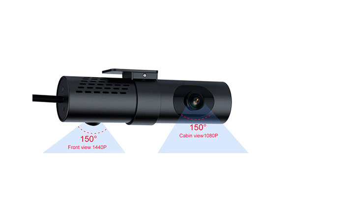 Best H 265 Dash Camera 4G GPS WiFi Real Time Tracking Dual Camera 1080P BR CRD04