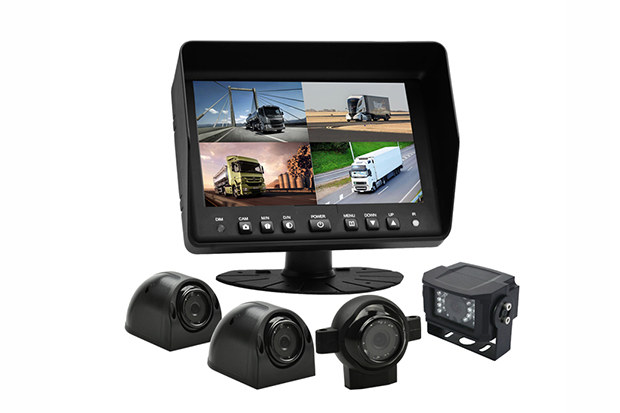 BR-TQS7001-4cams Achteraanzicht Systeem voor Uw Auto, Vrachtwagen, VAN, RV, Bus