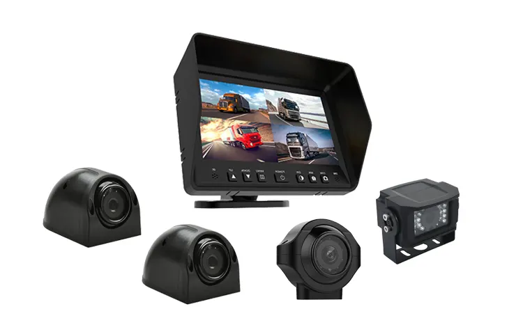 BR-TQS7001-4cams Rear View System for Your Car, Truck, VAN, RV, Bus