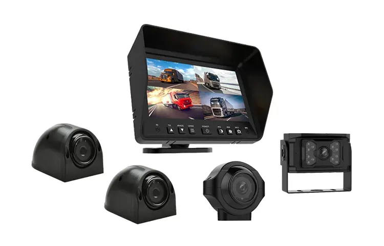 BR-TQS7001-4cams Rear View System for Your Car, Truck, VAN, RV, Bus